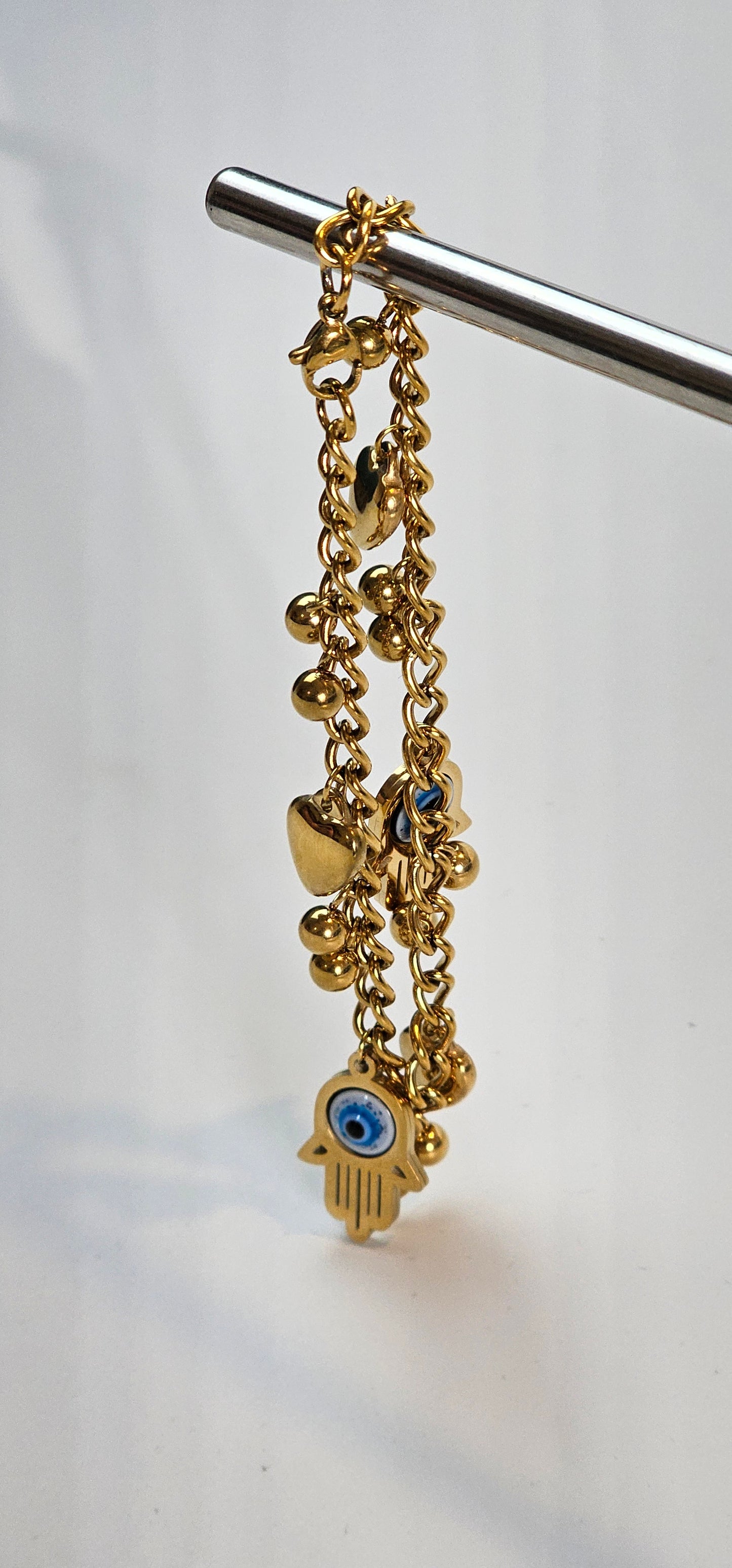 Evil Eye Charm 3D Bracelet