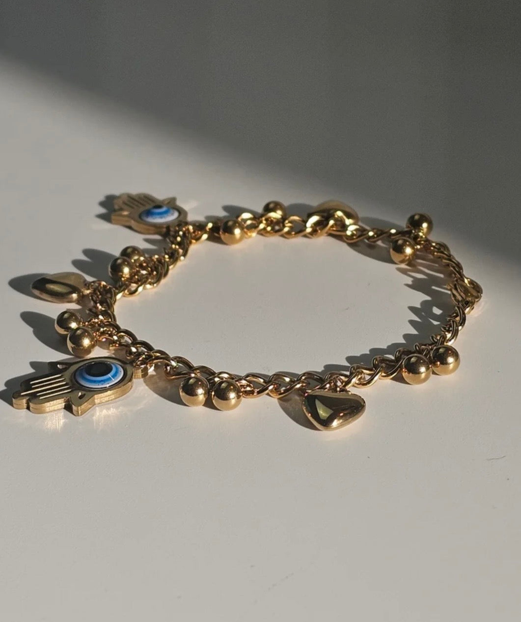 Evil Eye Charm 3D Bracelet