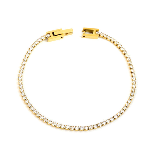 Tennis Bracelet ( thin 2 mm)