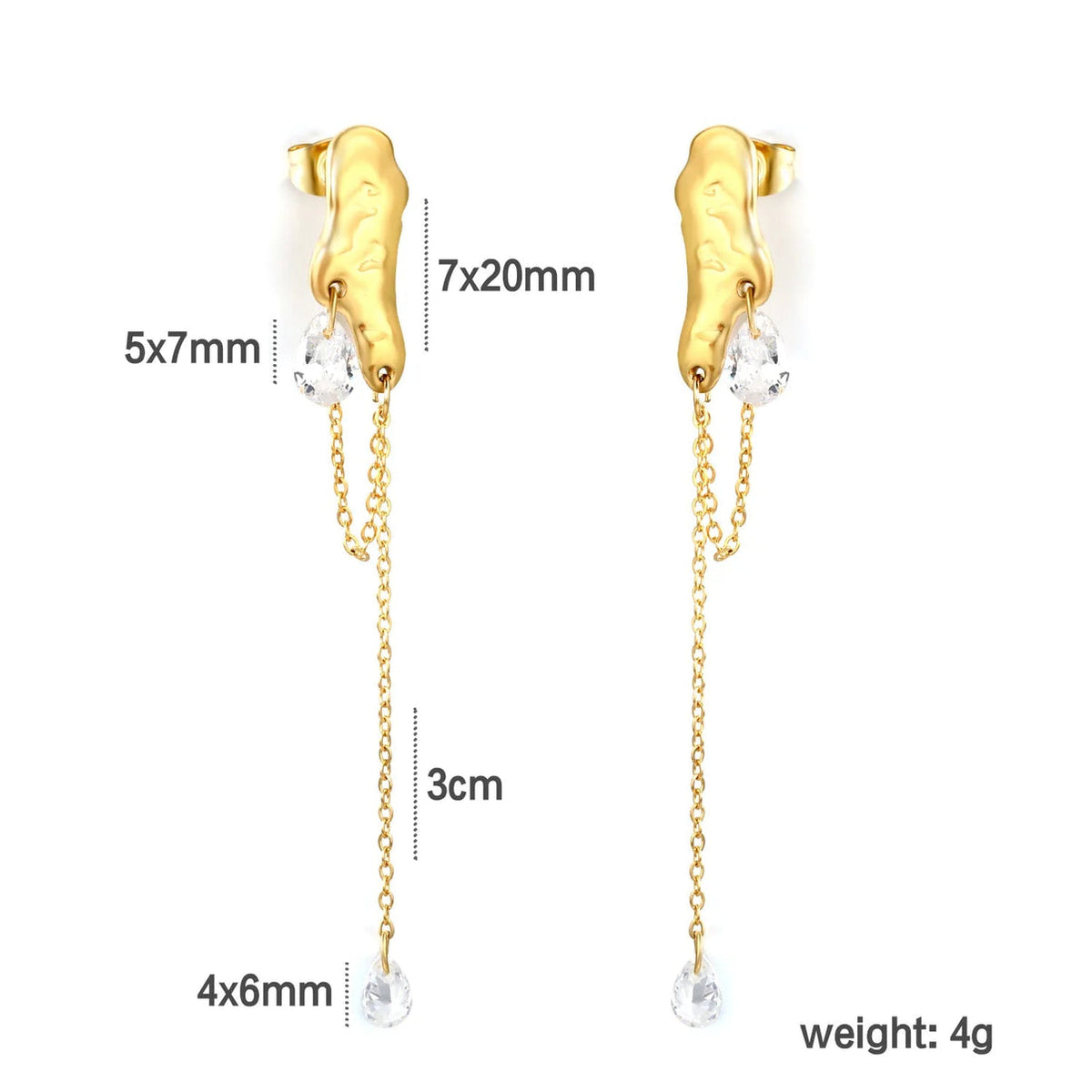 Anabelle drop earrings